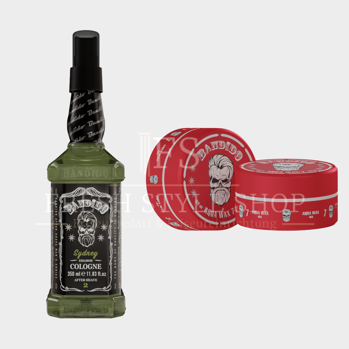 SPARSET Bandido After Shave Cologne 350ml + Aqua Haarwachs 150ml ( Sorten Auswählbar )