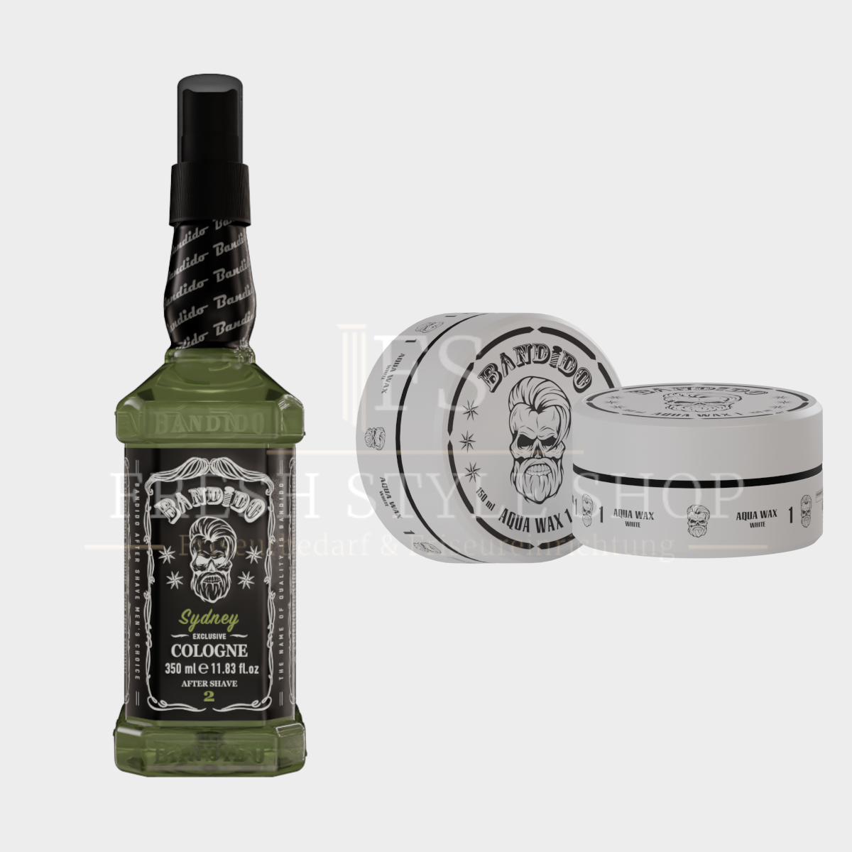 SPARSET Bandido After Shave Cologne 350ml + Aqua Haarwachs 150ml ( Sorten Auswählbar )