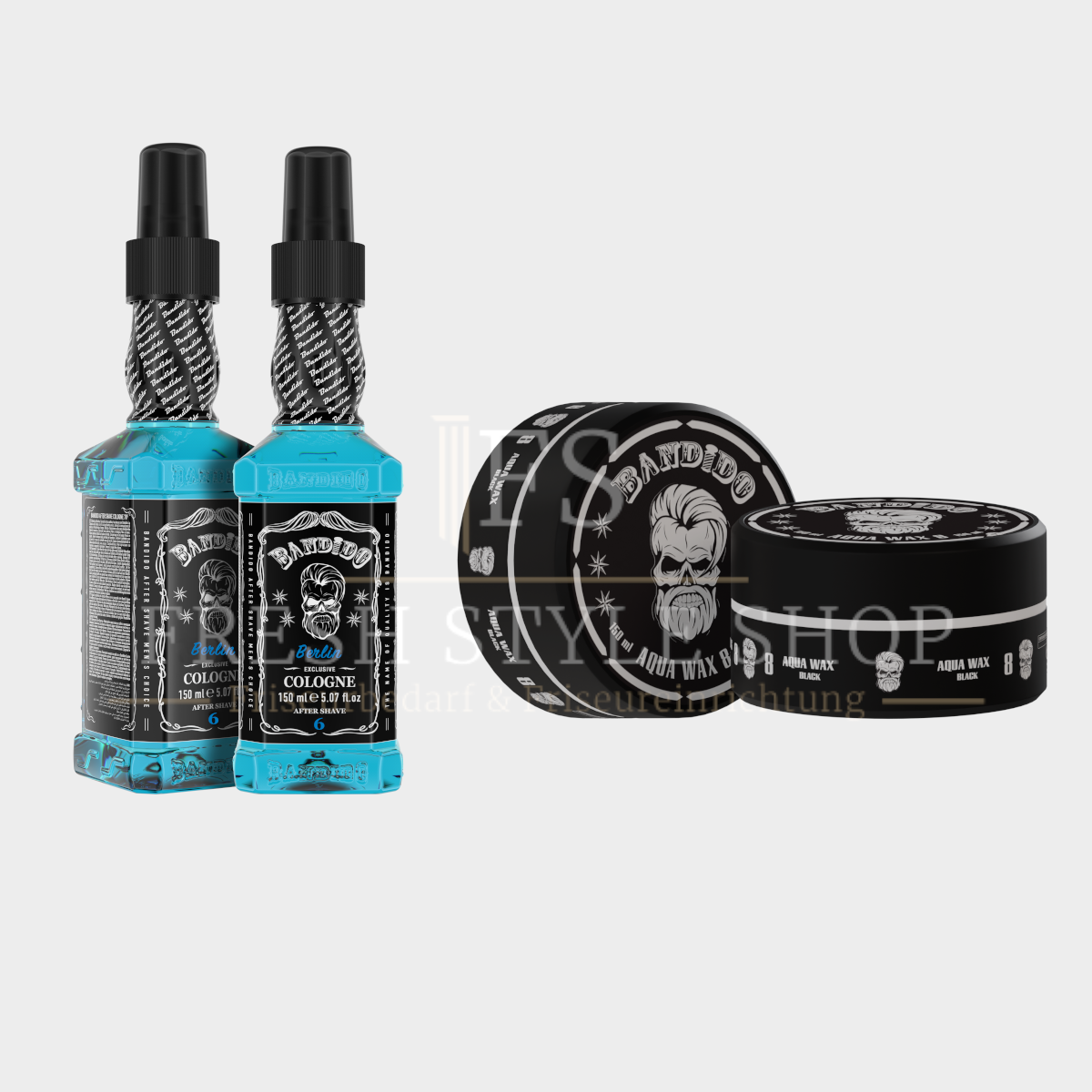 SPARSET Bandido After Shave Cologne 150ml + Aqua Haarwachs 150ml ( Sorten Auswählbar )