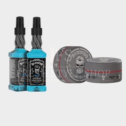 SPARSET Bandido After Shave Cologne 150ml + Aqua Haarwachs 150ml ( Sorten Auswählbar )