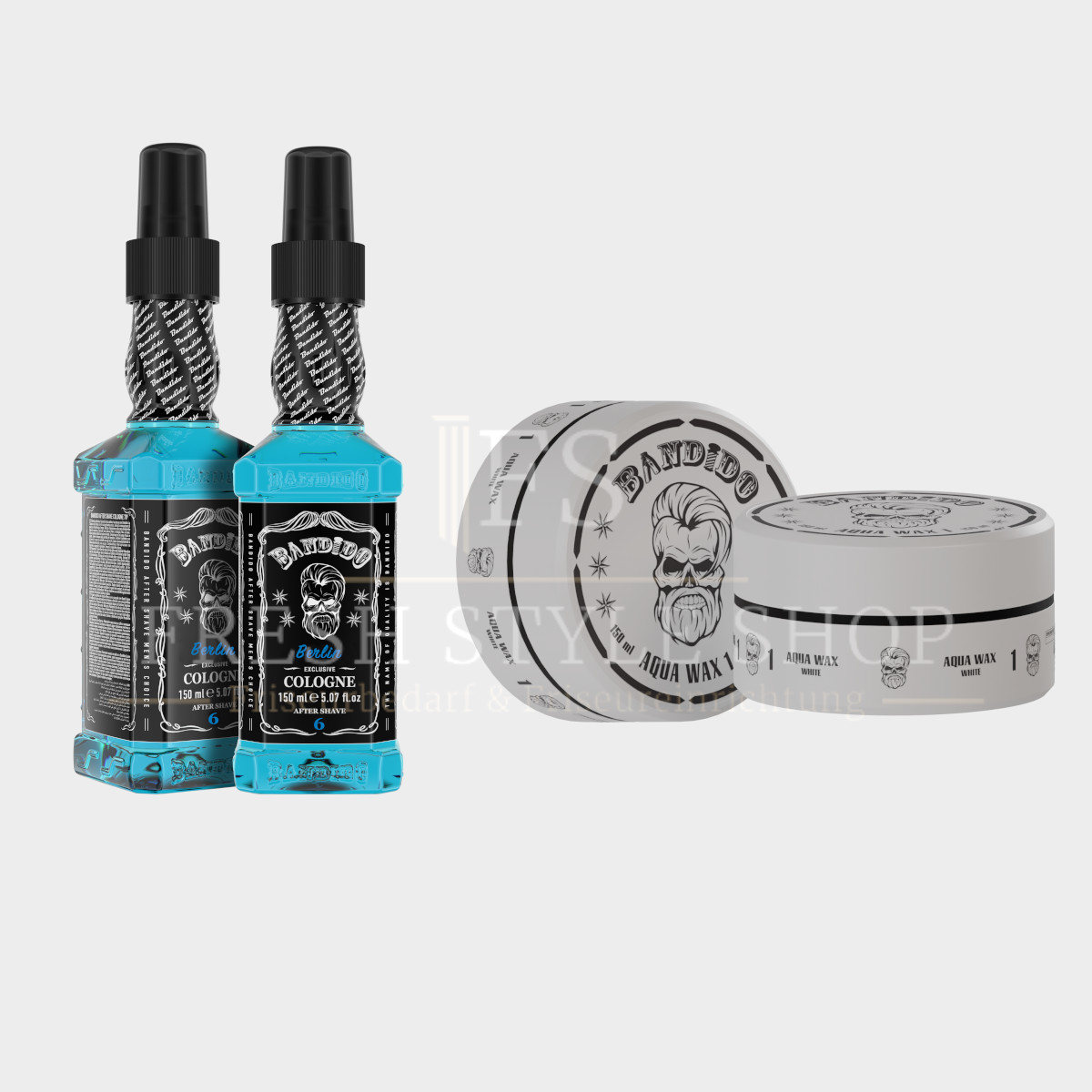 SPARSET Bandido After Shave Cologne 150ml + Aqua Haarwachs 150ml ( Sorten Auswählbar )