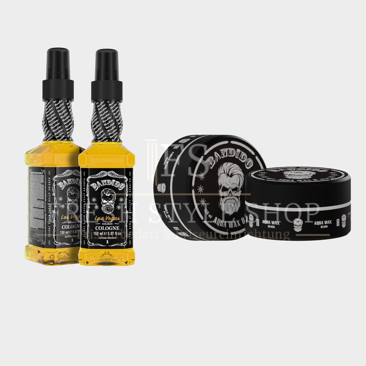 SPARSET Bandido After Shave Cologne 150ml + Aqua Haarwachs 150ml ( Sorten Auswählbar )