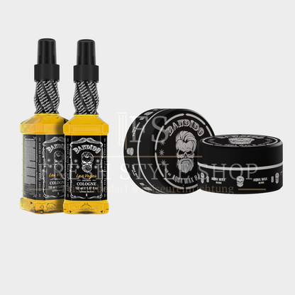 SPARSET Bandido After Shave Cologne 150ml + Aqua Haarwachs 150ml ( Sorten Auswählbar )