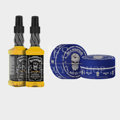 SPARSET Bandido After Shave Cologne 150ml + Aqua Haarwachs 150ml ( Sorten Auswählbar )