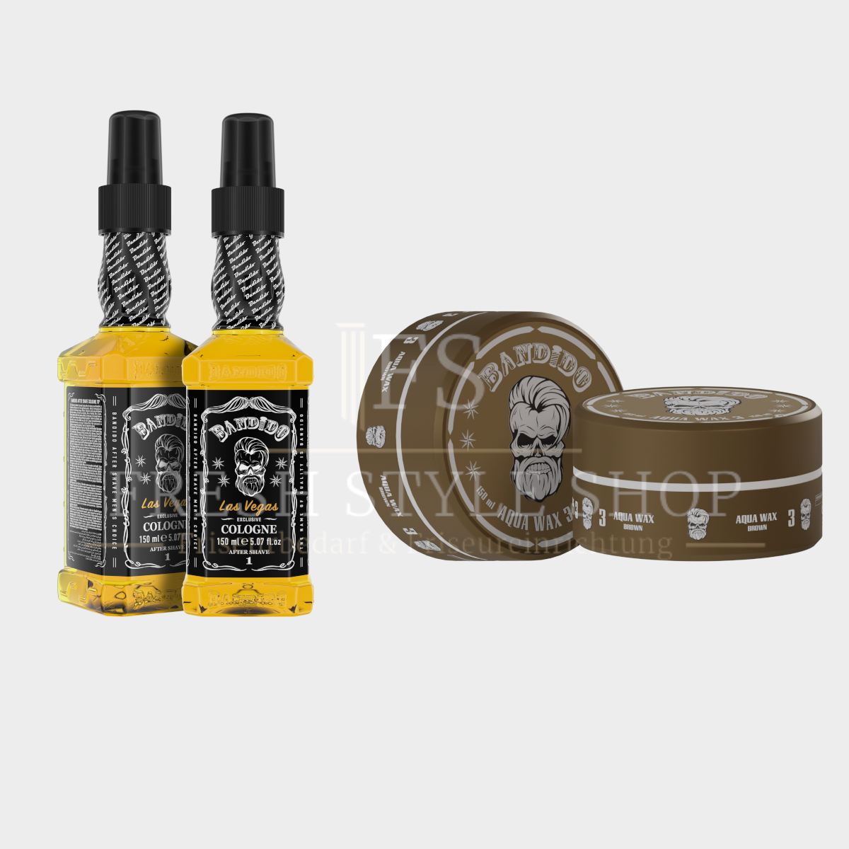 SPARSET Bandido After Shave Cologne 150ml + Aqua Haarwachs 150ml ( Sorten Auswählbar )
