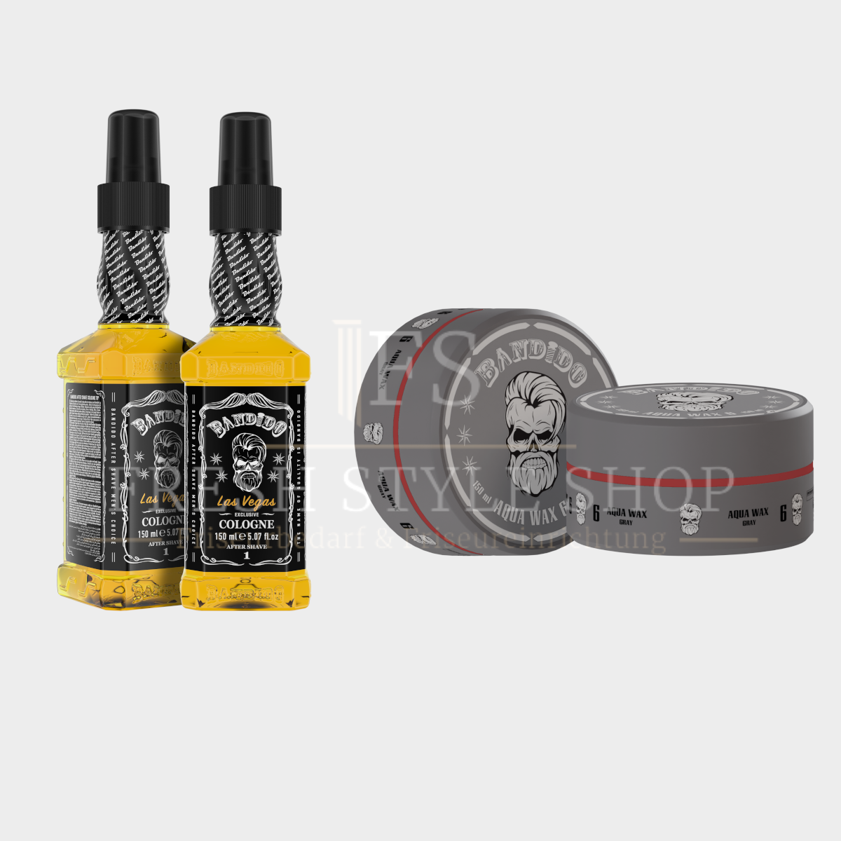 SPARSET Bandido After Shave Cologne 150ml + Aqua Haarwachs 150ml ( Sorten Auswählbar )