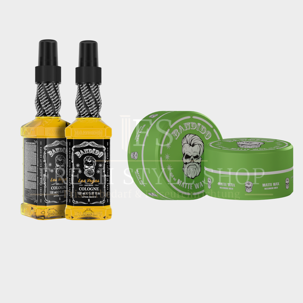 SPARSET Bandido After Shave Cologne 150ml + Aqua Haarwachs 150ml ( Sorten Auswählbar )