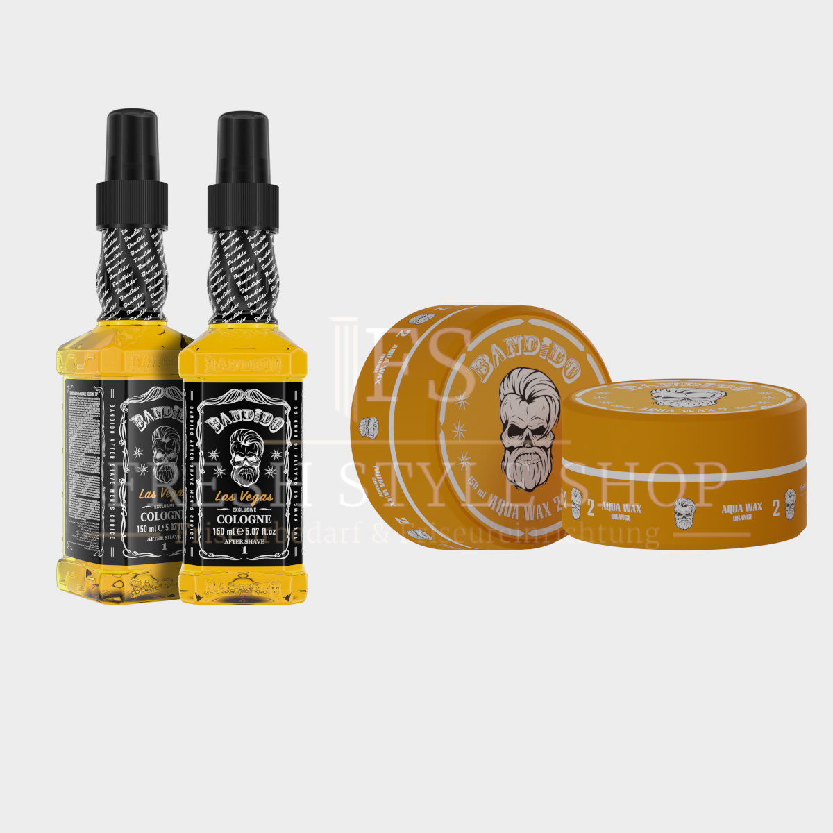 SPARSET Bandido After Shave Cologne 150ml + Aqua Haarwachs 150ml ( Sorten Auswählbar )