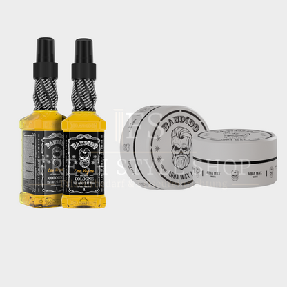 SPARSET Bandido After Shave Cologne 150ml + Aqua Haarwachs 150ml ( Sorten Auswählbar )