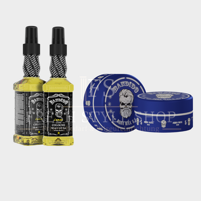 SPARSET Bandido After Shave Cologne 150ml + Aqua Haarwachs 150ml ( Sorten Auswählbar )