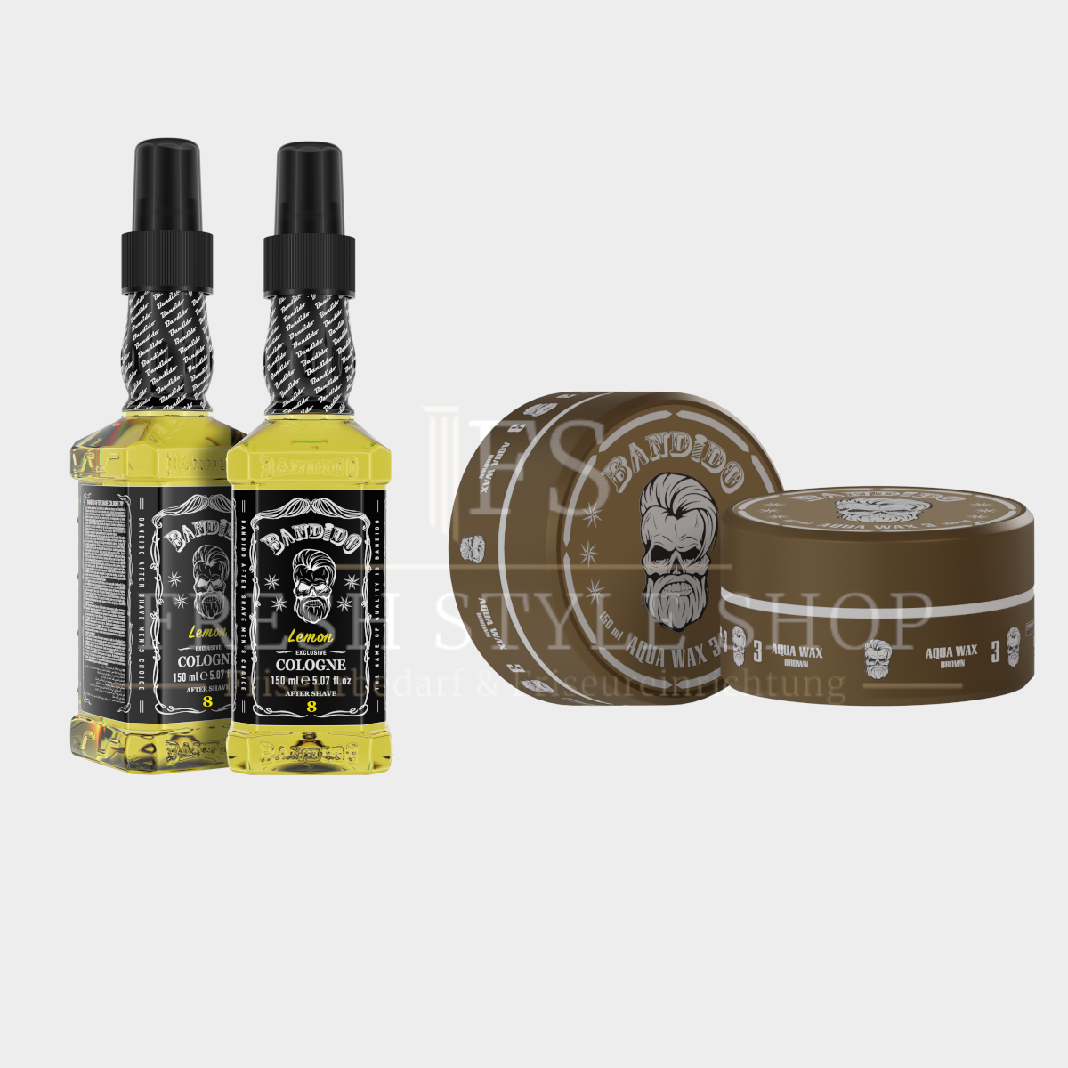 SPARSET Bandido After Shave Cologne 150ml + Aqua Haarwachs 150ml ( Sorten Auswählbar )