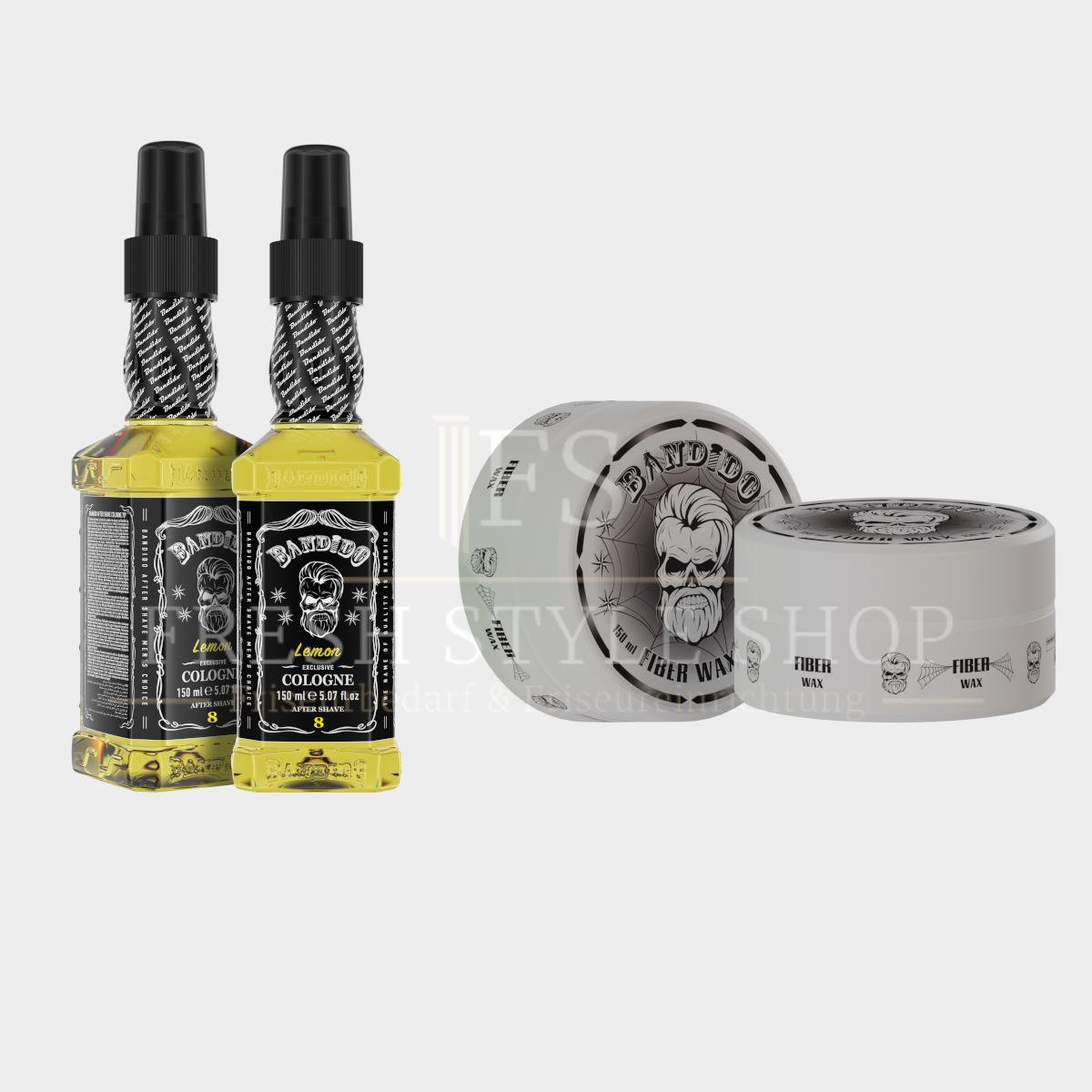 SPARSET Bandido After Shave Cologne 150ml + Aqua Haarwachs 150ml ( Sorten Auswählbar )