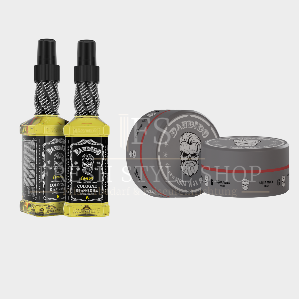SPARSET Bandido After Shave Cologne 150ml + Aqua Haarwachs 150ml ( Sorten Auswählbar )
