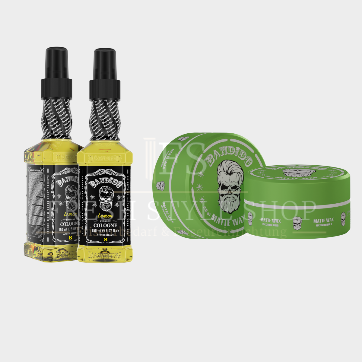SPARSET Bandido After Shave Cologne 150ml + Aqua Haarwachs 150ml ( Sorten Auswählbar )