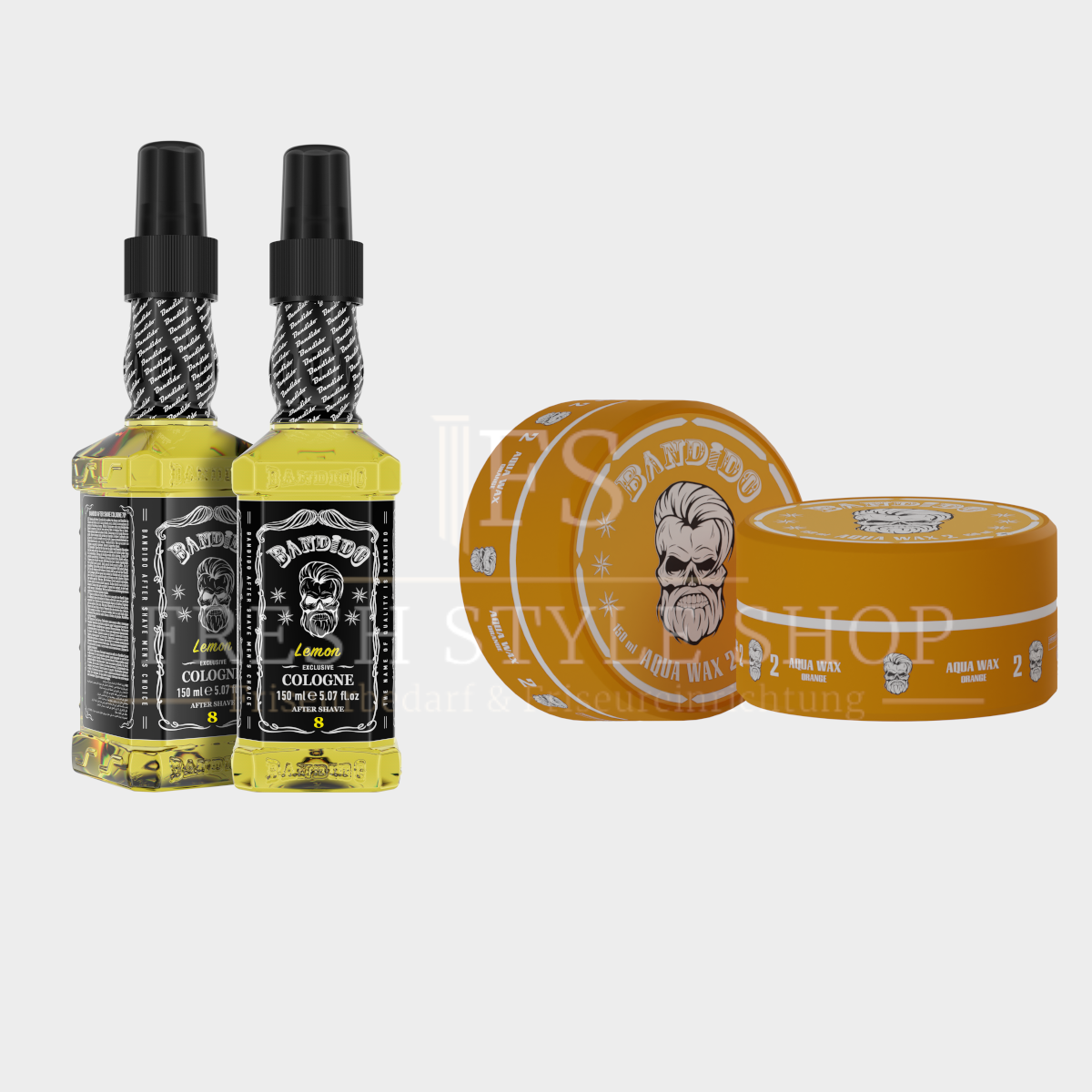SPARSET Bandido After Shave Cologne 150ml + Aqua Haarwachs 150ml ( Sorten Auswählbar )