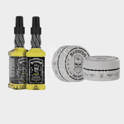 SPARSET Bandido After Shave Cologne 150ml + Aqua Haarwachs 150ml ( Sorten Auswählbar )