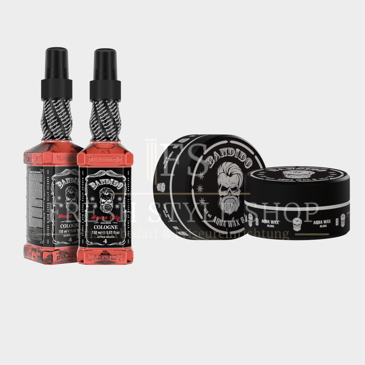 SPARSET Bandido After Shave Cologne 150ml + Aqua Haarwachs 150ml ( Sorten Auswählbar )