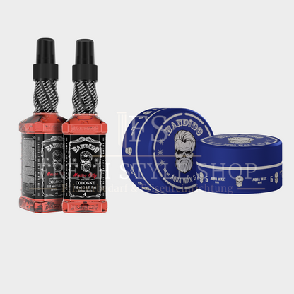 SPARSET Bandido After Shave Cologne 150ml + Aqua Haarwachs 150ml ( Sorten Auswählbar )