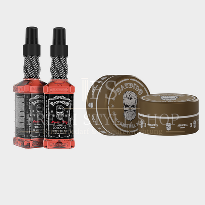 SPARSET Bandido After Shave Cologne 150ml + Aqua Haarwachs 150ml ( Sorten Auswählbar )