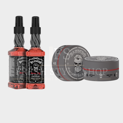 SPARSET Bandido After Shave Cologne 150ml + Aqua Haarwachs 150ml ( Sorten Auswählbar )