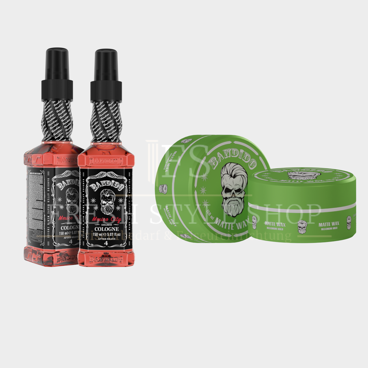 SPARSET Bandido After Shave Cologne 150ml + Aqua Haarwachs 150ml ( Sorten Auswählbar )