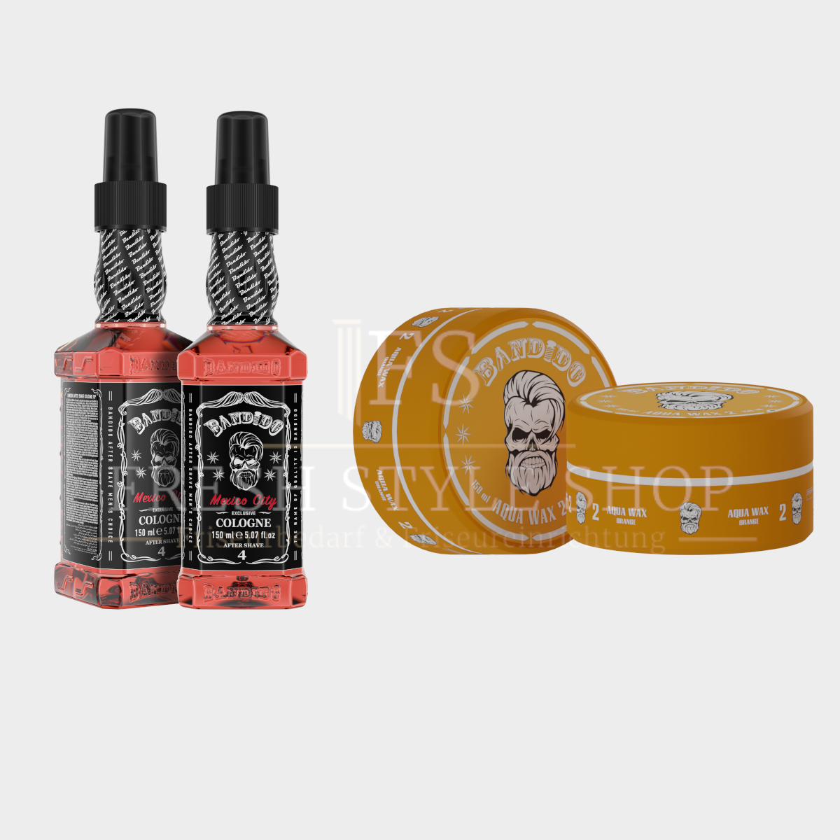 SPARSET Bandido After Shave Cologne 150ml + Aqua Haarwachs 150ml ( Sorten Auswählbar )
