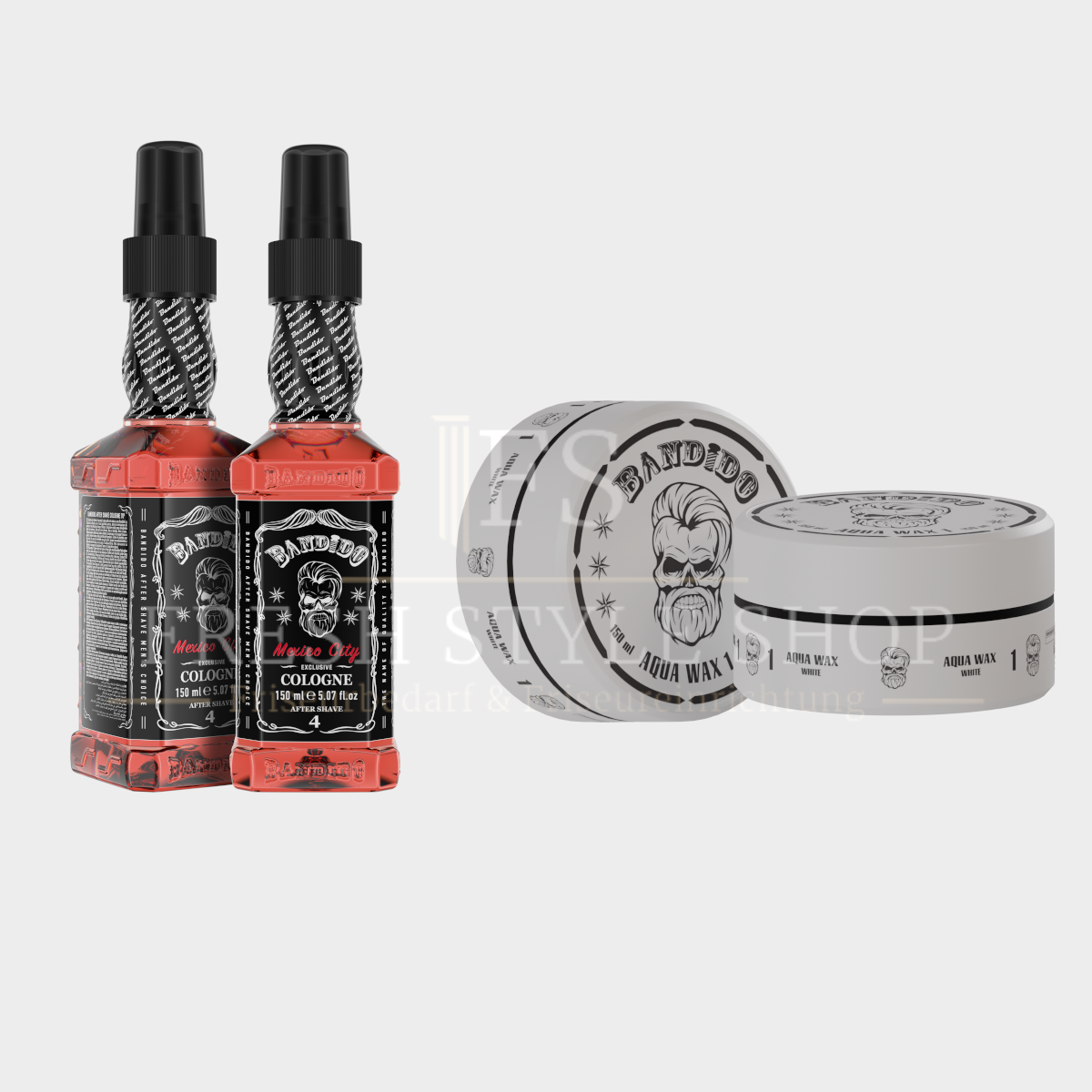 SPARSET Bandido After Shave Cologne 150ml + Aqua Haarwachs 150ml ( Sorten Auswählbar )