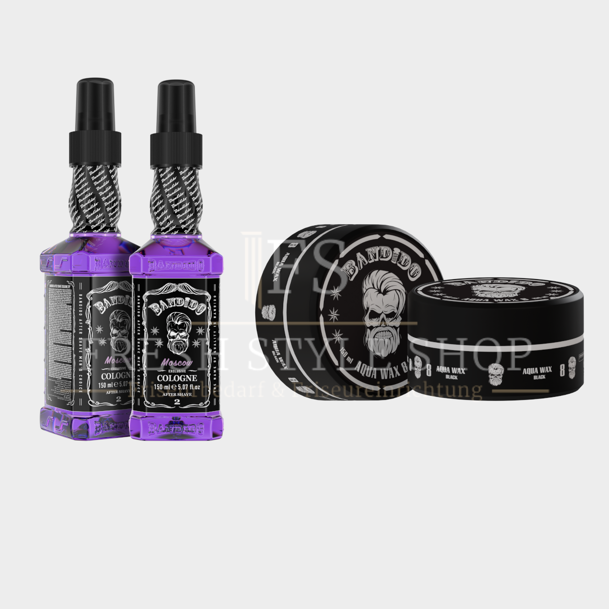 SPARSET Bandido After Shave Cologne 150ml + Aqua Haarwachs 150ml ( Sorten Auswählbar )