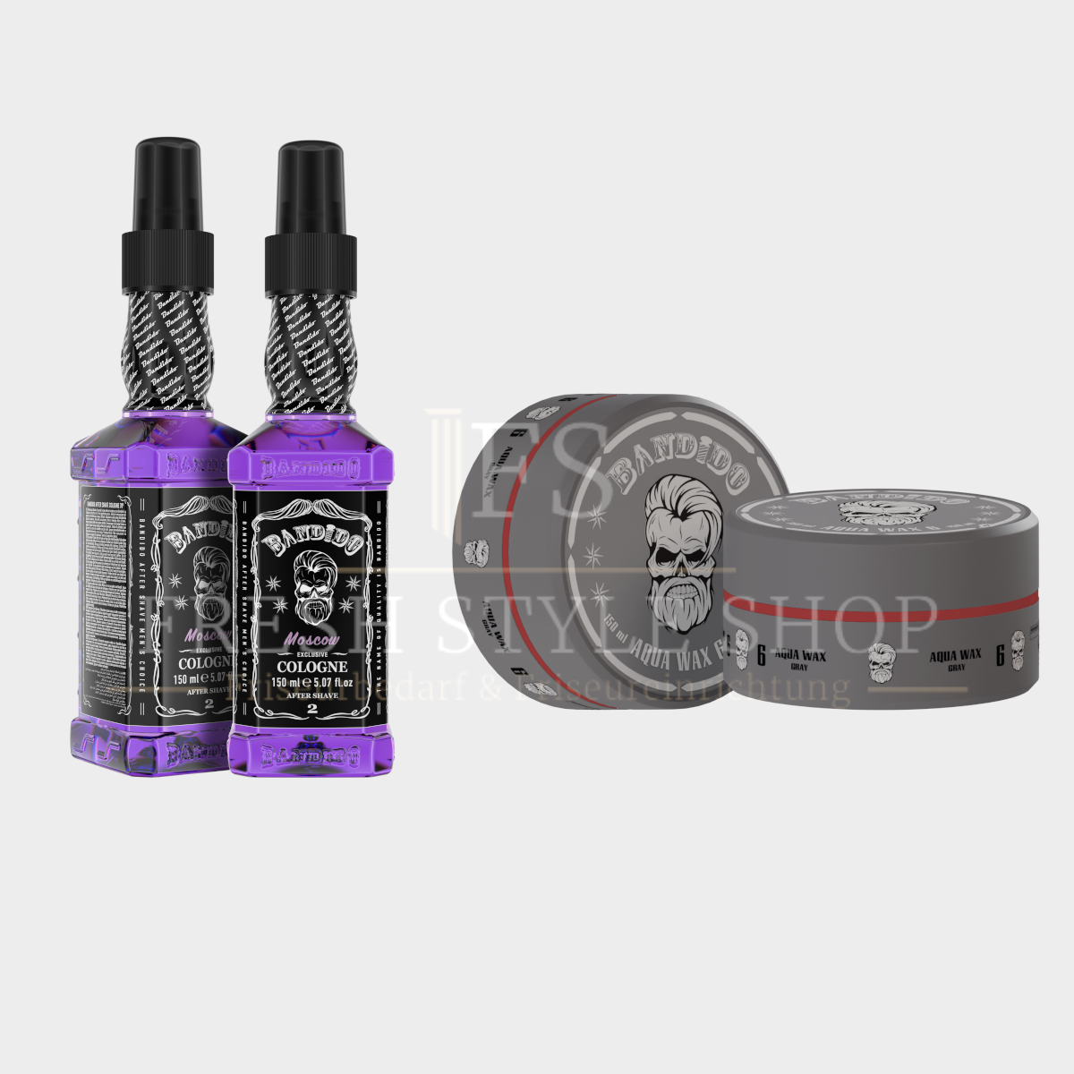 SPARSET Bandido After Shave Cologne 150ml + Aqua Haarwachs 150ml ( Sorten Auswählbar )