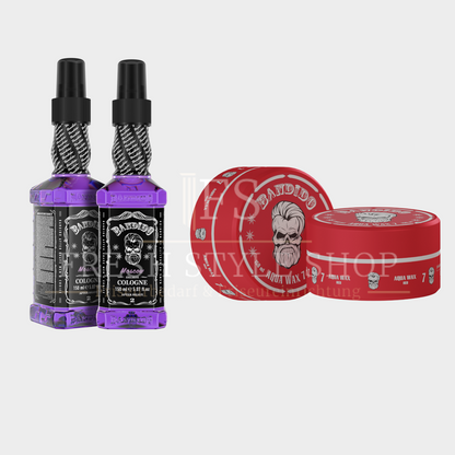 SPARSET Bandido After Shave Cologne 150ml + Aqua Haarwachs 150ml ( Sorten Auswählbar )