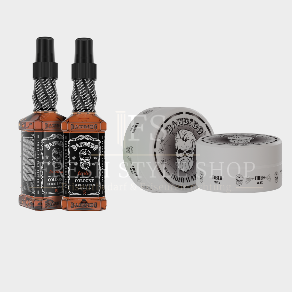 SPARSET Bandido After Shave Cologne 150ml + Aqua Haarwachs 150ml ( Sorten Auswählbar )