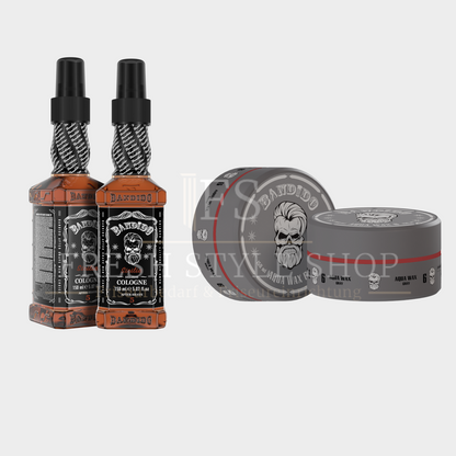 SPARSET Bandido After Shave Cologne 150ml + Aqua Haarwachs 150ml ( Sorten Auswählbar )