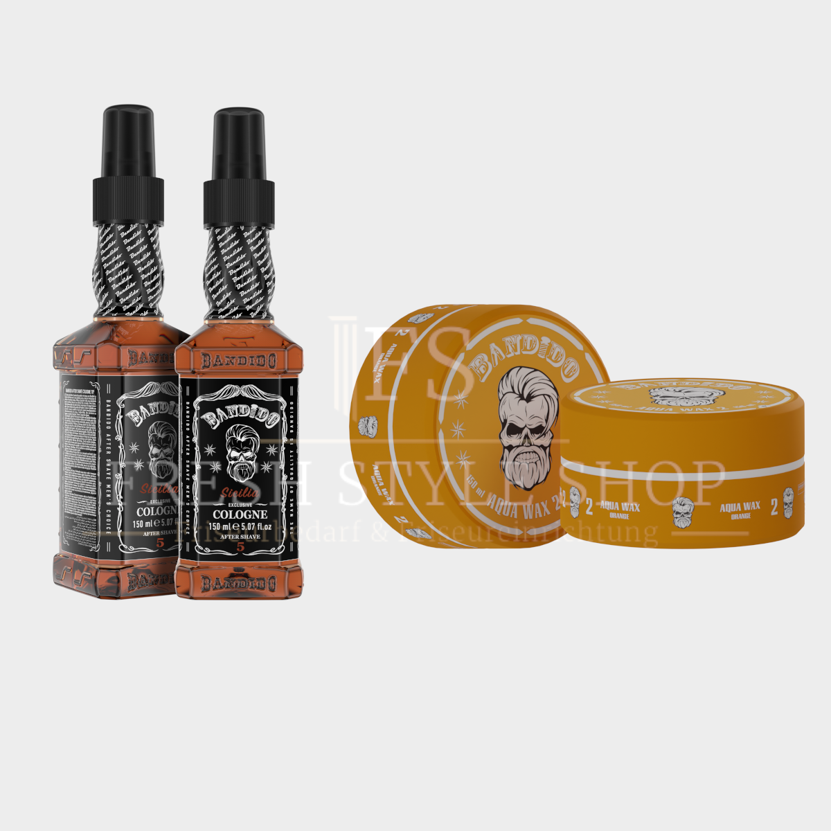 SPARSET Bandido After Shave Cologne 150ml + Aqua Haarwachs 150ml ( Sorten Auswählbar )