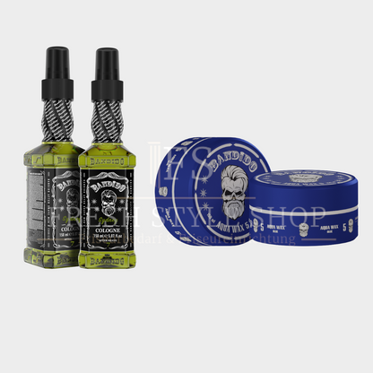 SPARSET Bandido After Shave Cologne 150ml + Aqua Haarwachs 150ml ( Sorten Auswählbar )