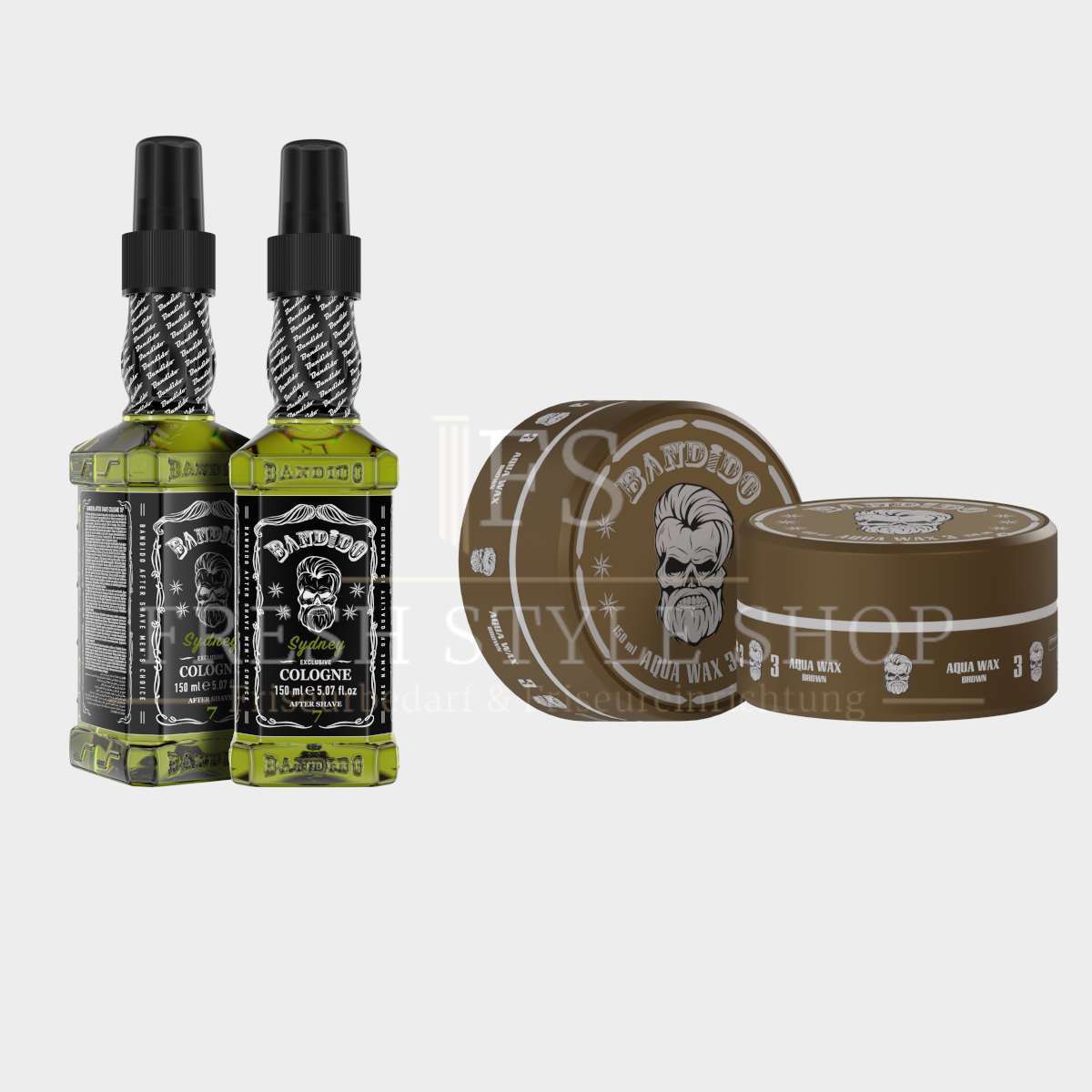 SPARSET Bandido After Shave Cologne 150ml + Aqua Haarwachs 150ml ( Sorten Auswählbar )