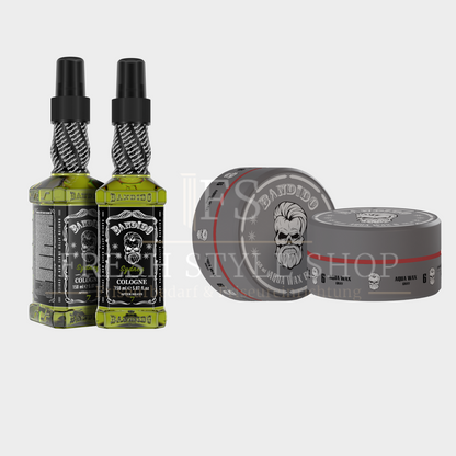 SPARSET Bandido After Shave Cologne 150ml + Aqua Haarwachs 150ml ( Sorten Auswählbar )