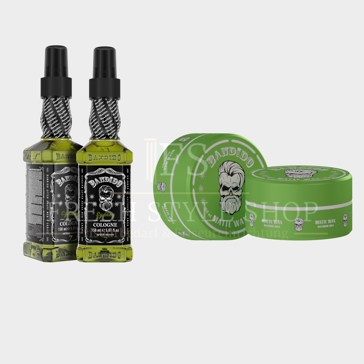SPARSET Bandido After Shave Cologne 150ml + Aqua Haarwachs 150ml ( Sorten Auswählbar )