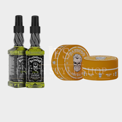 SPARSET Bandido After Shave Cologne 150ml + Aqua Haarwachs 150ml ( Sorten Auswählbar )