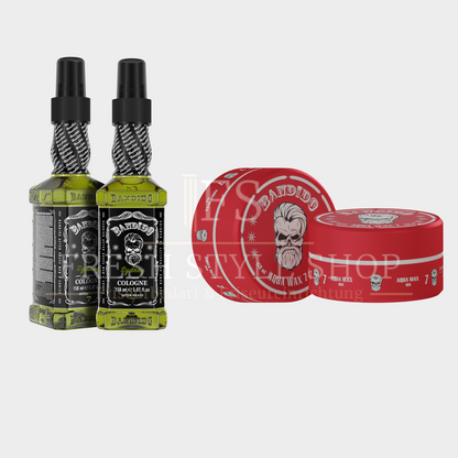 SPARSET Bandido After Shave Cologne 150ml + Aqua Haarwachs 150ml ( Sorten Auswählbar )