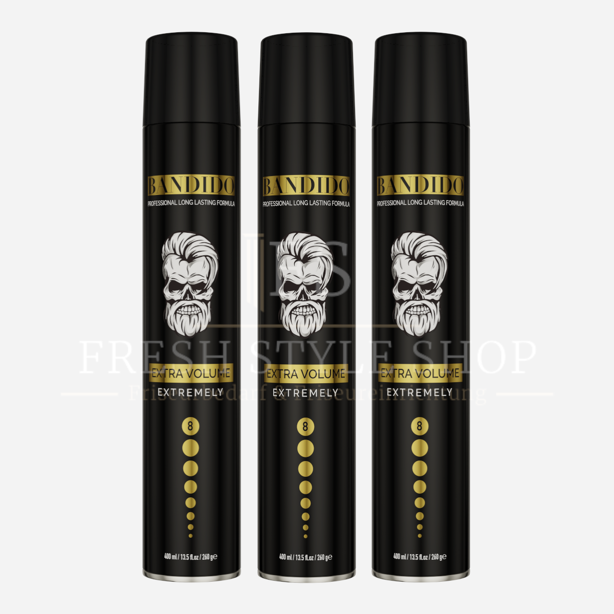 SPARSET Bandido Haarspray Hair Spray Extra Volume Extremely Stark 400ml ( Stückzahl und Sorte Auswählbar )