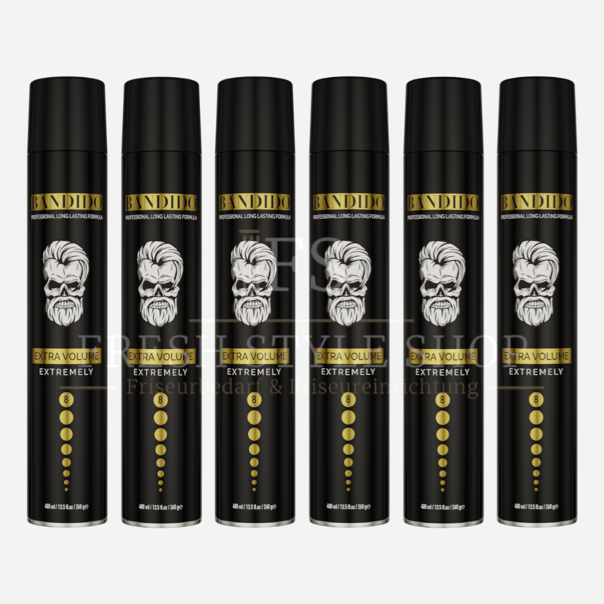 SPARSET Bandido Haarspray Hair Spray Extra Volume Extremely Stark 400ml ( Stückzahl und Sorte Auswählbar )