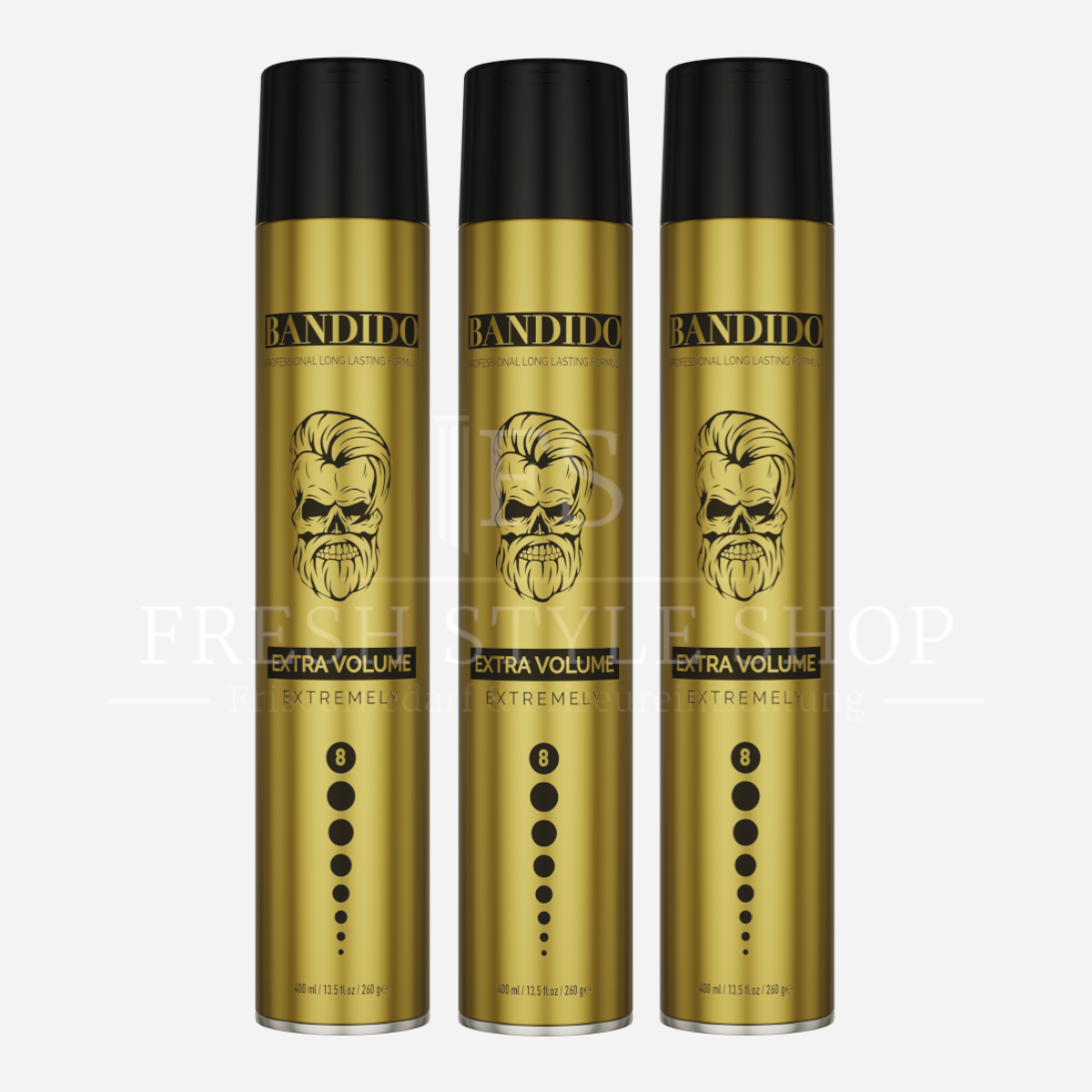 SPARSET Bandido Haarspray Hair Spray Extra Volume Extremely Stark 400ml ( Stückzahl und Sorte Auswählbar )