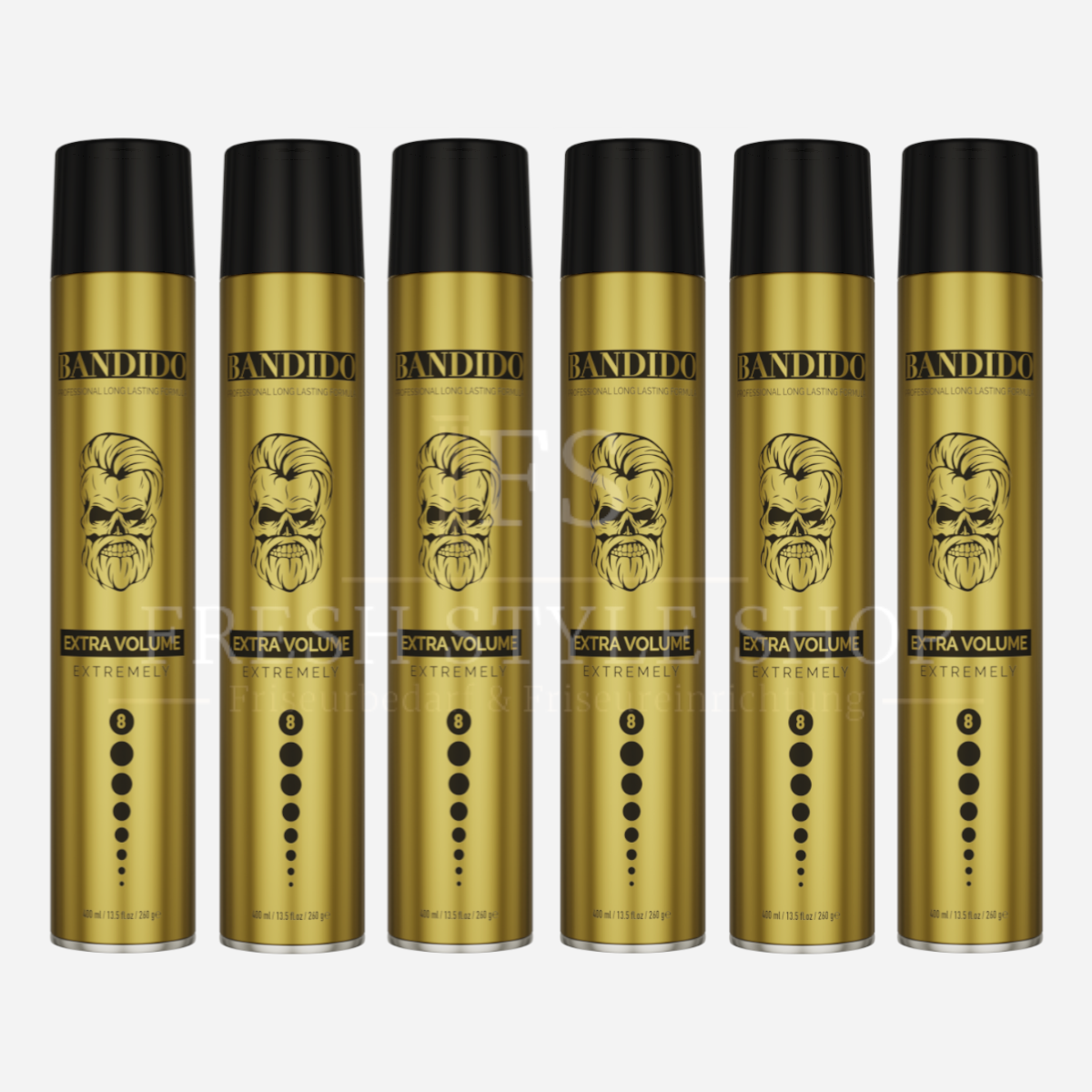 SPARSET Bandido Haarspray Hair Spray Extra Volume Extremely Stark 400ml ( Stückzahl und Sorte Auswählbar )