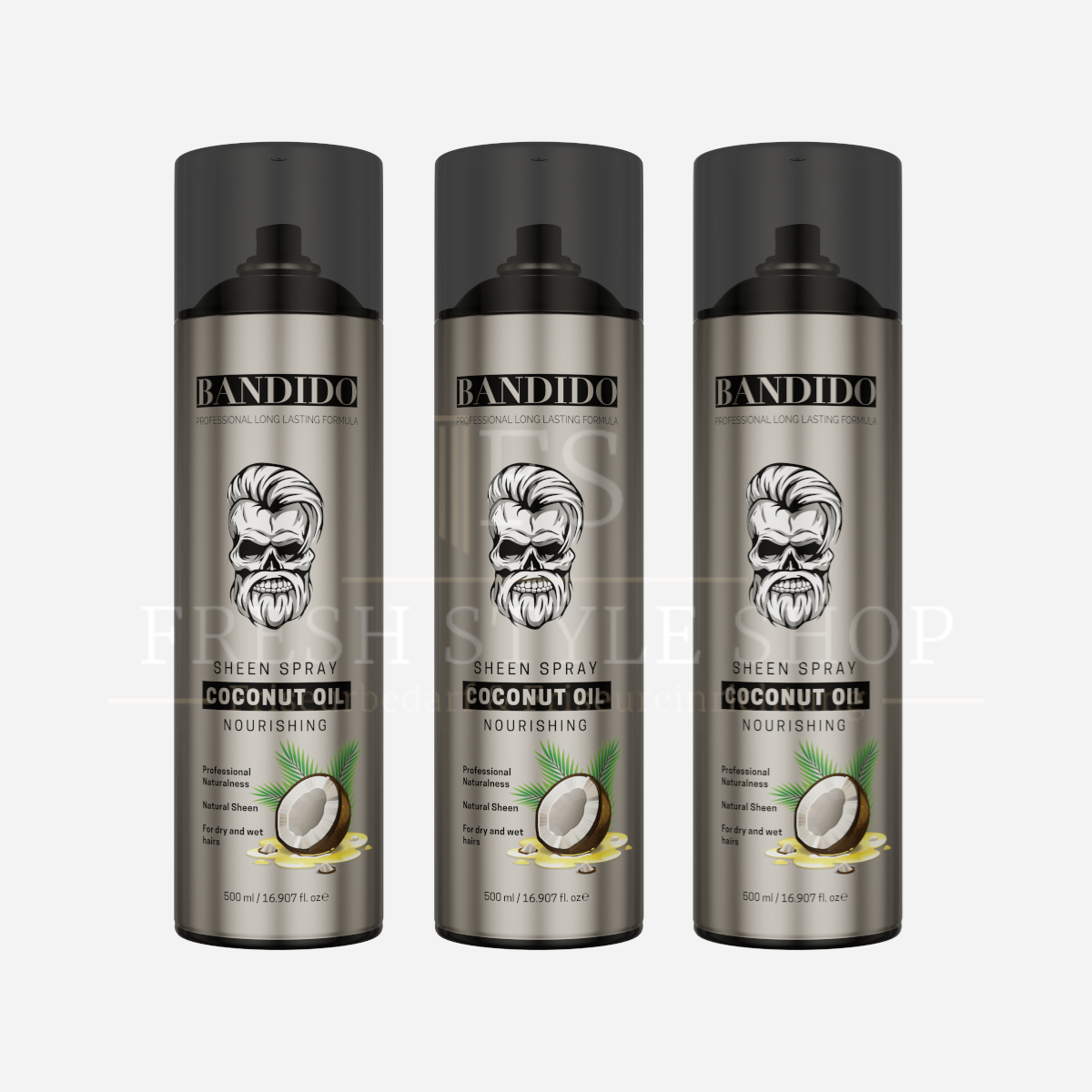 SPARSET Bandido Sheen Glanz Spray Haarspray 500ml ( Sorte und Stückzahl Auswählbar )