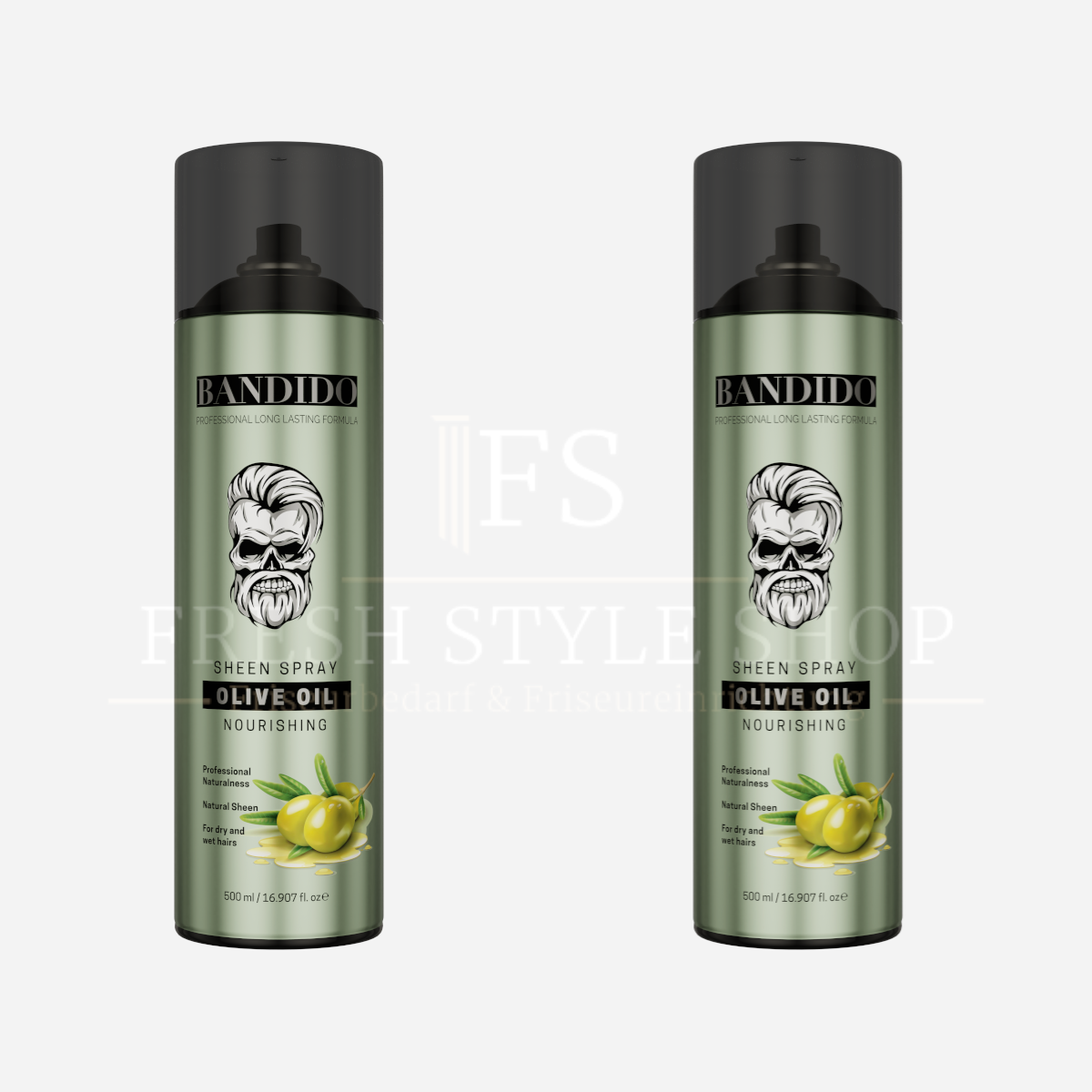 SPARSET Bandido Sheen Glanz Spray Haarspray 500ml ( Sorte und Stückzahl Auswählbar )