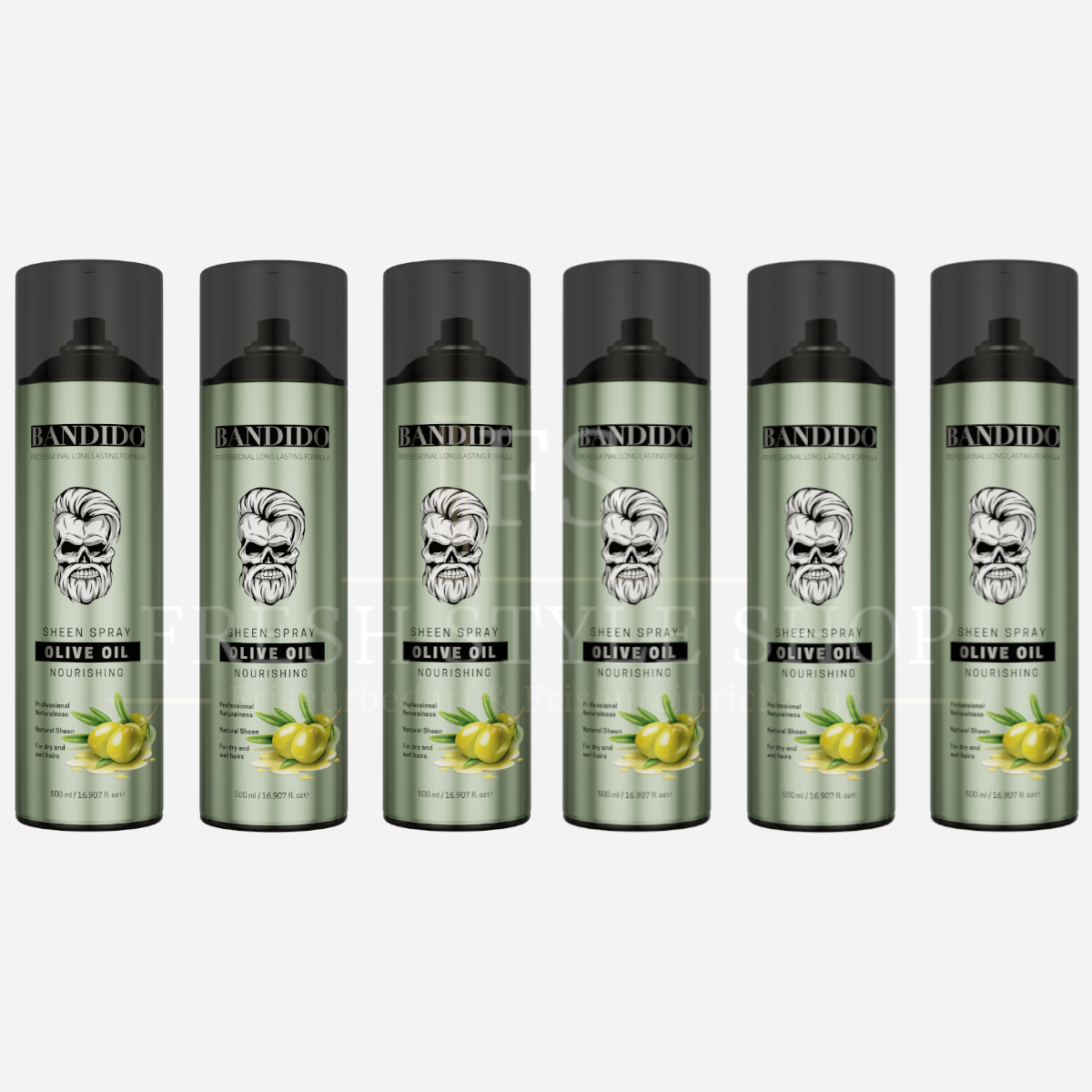 SPARSET Bandido Sheen Glanz Spray Haarspray 500ml ( Sorte und Stückzahl Auswählbar )