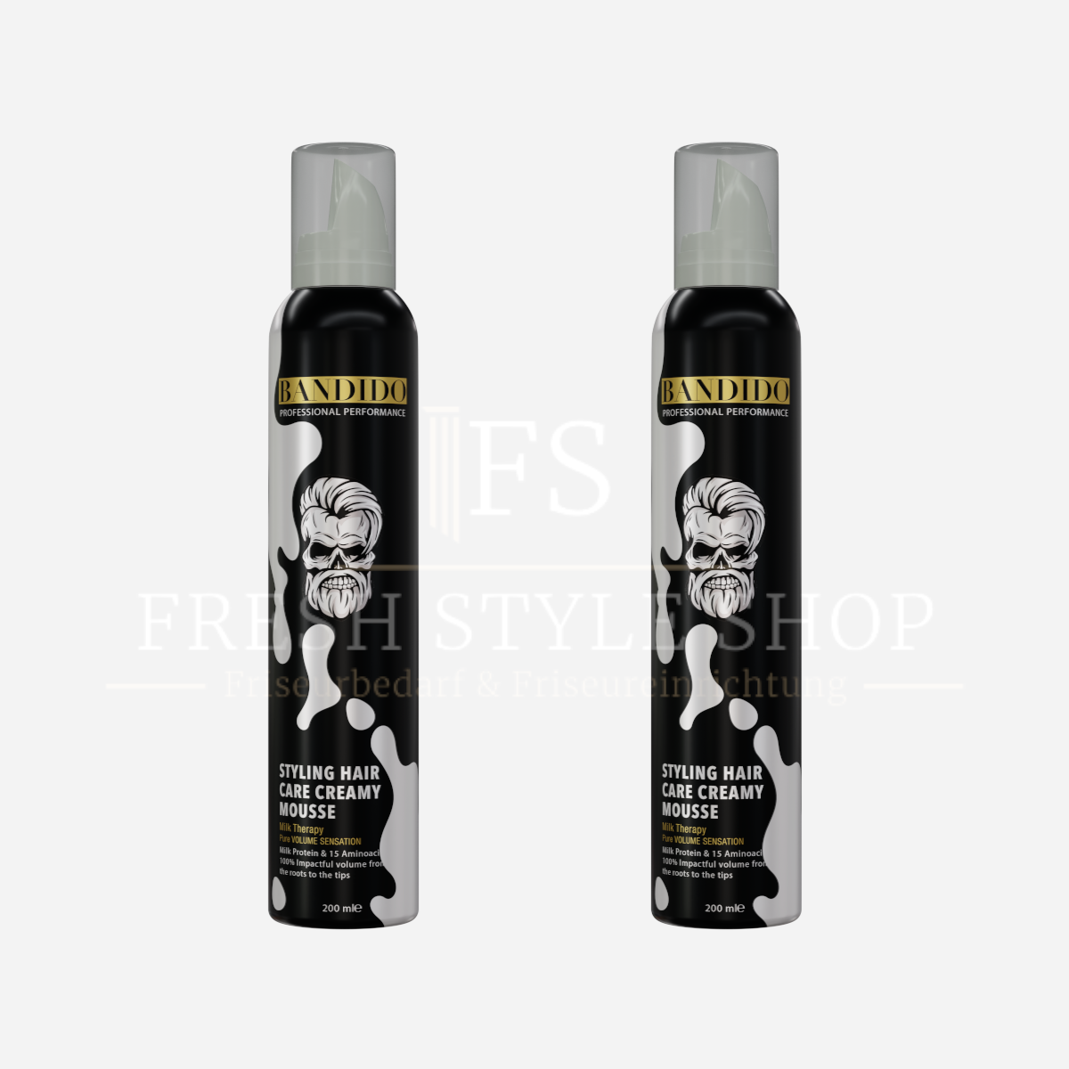 SPARSET Bandido Milk Therapy Styling Hair Care Creamy Mousse Schaumfestiger 200ml ( Stückzahl Auswählbar )