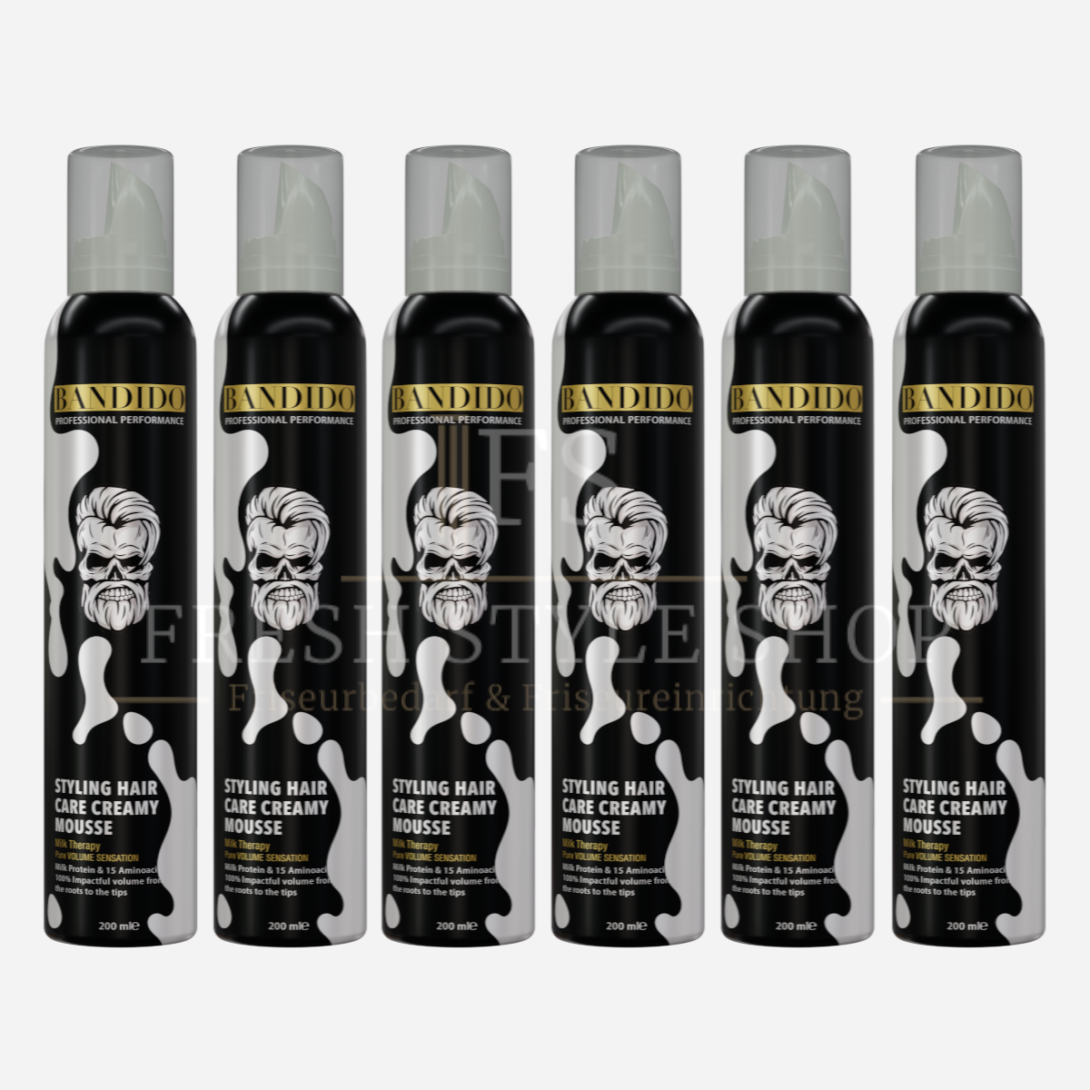 SPARSET Bandido Milk Therapy Styling Hair Care Creamy Mousse Schaumfestiger 200ml ( Stückzahl Auswählbar )