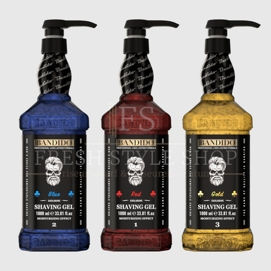 Bandido Shaving Gel 1000ml 3 Sortenn.