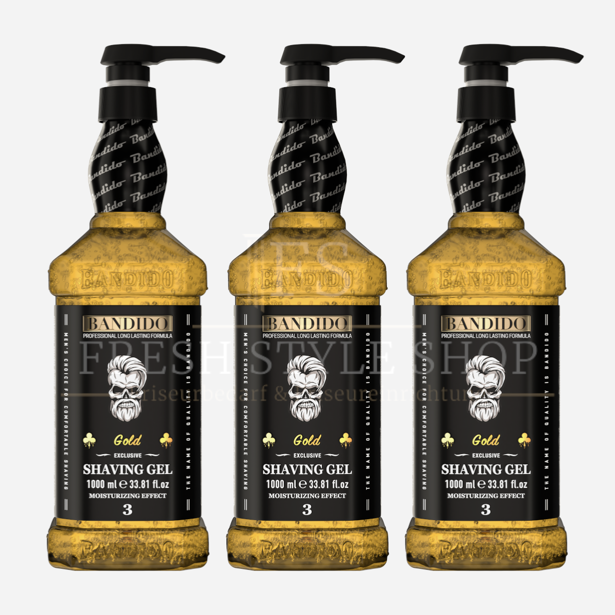 SPARSET Bandido Shaving Gel Rasiergel 1000ml ( Stückzahl und Sorten Auswählbar )